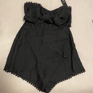 Lulus black romper NWT